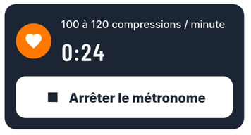 Application LYNKX – Métronome de massage cardiaque